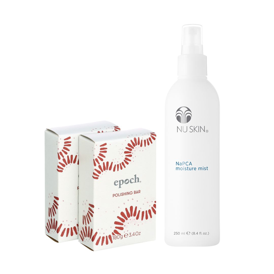Kit Piel Perfecta | 2 Barra Minerales + NaPCA Hidratante ácido hialurónico
