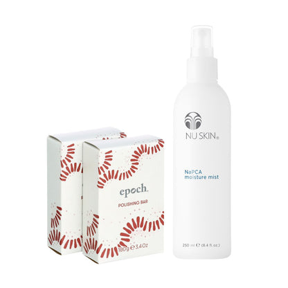 Kit Piel Perfecta | 2 Barra Minerales + NaPCA Hidratante ácido hialurónico